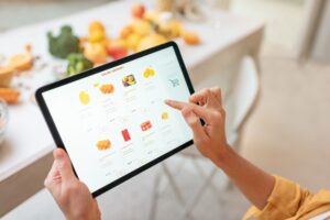 Shopping food online
