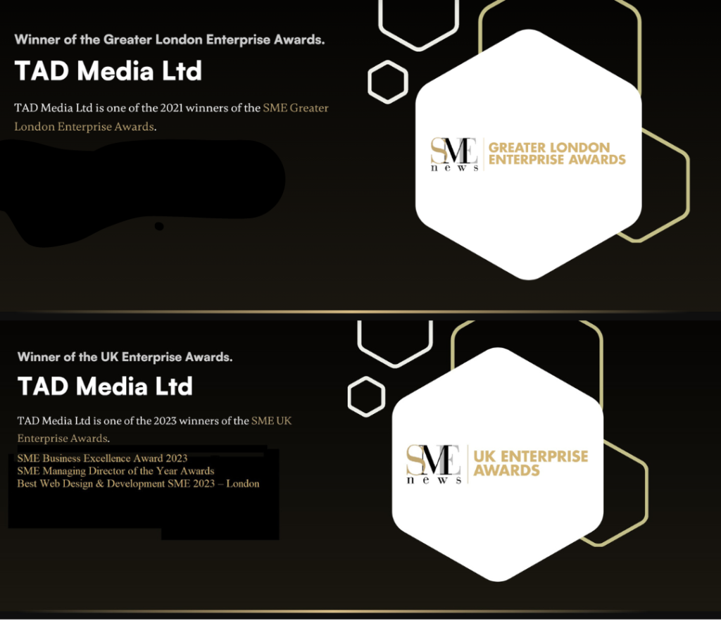 TAD Media SME Awards